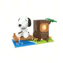 SNOOPY 1pc Mini Building Block Cartoon Character Doll, Girl Gift, Creative Random Style, Perfect Choice For New Semester Opening Gift And Toy (Random Style) - Multicolor - View 2