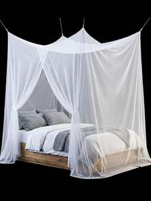 Mosquito Net, Single Door Mosquito Net, Double Bed Mosquito Net, Hanging Mosquito Net, Home Bedroom Floor-Standing Mosquito Net, Suitable For 1.8m Bed, 1.5m Bed, 2m Bed, Bedroom Outdoor Decoration, Adult Bed Decoration, Without Light Strip, Garden Mosquito Net - Single Door Model - View 4