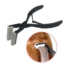 Hair Extension Tape Set, Flat Head Stainless Steel Pliers, Hair Clips, Hair Extension Tape, Styling Tools (1 Set), Halloween - View 3