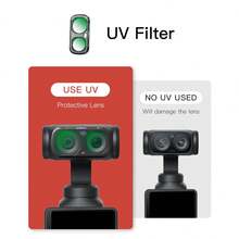 MECORIGHT Filter UV Jepit Magnetik MECO untuk Insta360 Luna Ultra HD Kaca Optik Multi-Lapisan Anti Gores Tahan Air Tahan Debu Pelindung Lensa - View 6