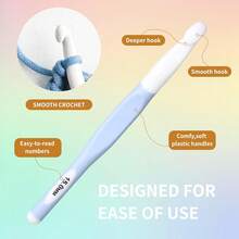 ABS Hook + TPR Handle 8.0-15.0mm Crochet Hook Set - Crochet Hook - View 3