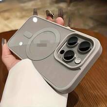 [24h Versand aus DE/FR/ES] Magnetische kabellose Ladehülle, matt, halbtransparent, mit großem Kameraausschnitt, stoßfest, anti-Fingerabdruck, Weihnachtsgeschenk für iPhone 17 17Air 16e 11-15 Plus Pro Max S21-S26 Ultra Edge Fe Plus, schlanke und weiche Hülle, Geburtstagsgeschenk für Männer und Frauen - Abbildung 3 - Übersicht 5