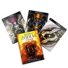 Barbieri Zodiac Oracle adalah alat ramalan yang indah dan berkualitas tinggi, dengan ukuran yang tepat dan tata letak yang halus. - Merah - View 5