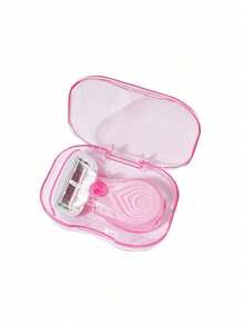Women's Hair Removal Razor, Suitable For Underarms, Legs And Bikini Area, Portable Pink Manual Razor, Women's Bikini Manual Razor Blade Hair Removal/Shaving/5-Layer Blade, Stainless Steel Blade Replaceable Pink Razor Head, Girls Gift Travel Essential (Handle + Razor Head + Storage Box) - Multicolor - View 13