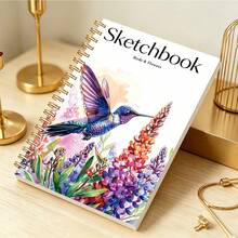 1pc A5 Bird Sketchbook, Best Gift Choice For Art Enthusiasts - Watercolor Bird - View 3