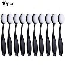 1pc/5pcs/10pcs Multi-Purpose Ink Smudge & Blending Brushes, Assorted Colors, Precise Flat Brush Head, Suitable For Artists, DIY Crafts And Card Making, Back To School - Black - View 6