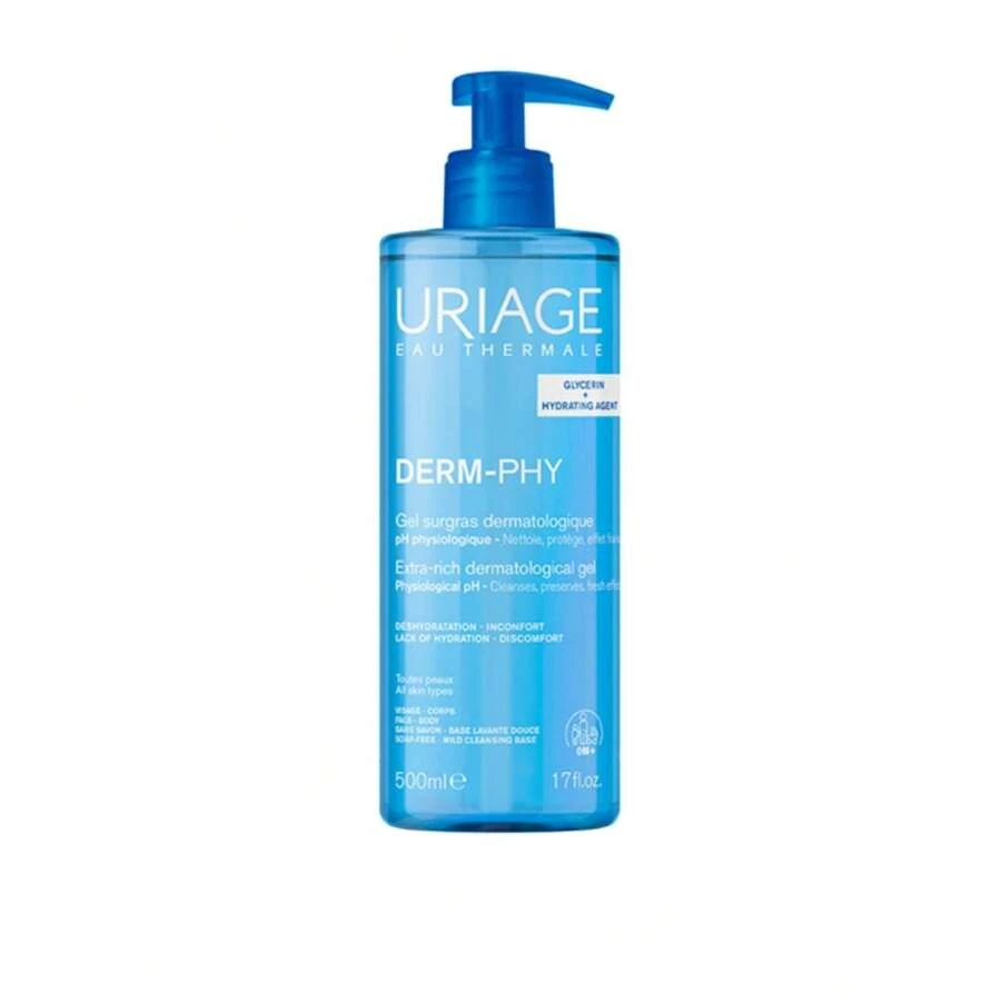 Uriage Derm-Phy Extra-Rich Dermatological Gel 500ml - Citrus - View 1