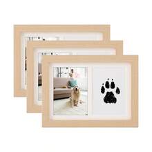 Pet Paw Print Memorial Photo Frame, Cat & Dog Paw Print Inkless Stamp Pad, Hand & Foot Print Memorial Frame, Pet Memorial Gift - Ink Pad Not Included - 7 Inches - View 10