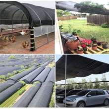 Grommet Garden Shade Cloth, 80%-90% UV Protection Shade Net, Heavy Duty Sunscreen Mesh, Suitable For Plants, Greenhouse, Patio, Gazebo, Outdoor Garden - Black - View 3