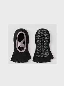 1/3/6 Pairs Women's Open Toe Five-Finger Yoga Socks, Summer Thin Professional Non-Slip Adult Indoor Sports Split Toe Pilates - Multicolor - View 31