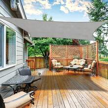 Square Sun Shade Sail, Breathable UV Protection Outdoor Sun Canopy, Thickened Dense Fabric Sun Shade, Reinforced Edges, Suitable For Balcony, Patio, Garage, Swimming Pool - 1pc Shade Cloth - View 5