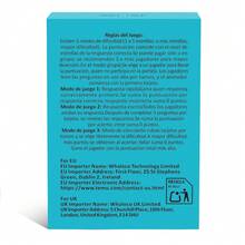 SMILE TALK Knowledge Brain Q&A Card Game, 50 Fun Q&A Cards, 5 Difficulty Levels, 3 Play Modes, Portable Brain Training Multiplayer Tabletop Game, Family Game Night, Party, Travel Interactive Toy, Creative Holiday Gift For Halloween, Thanksgiving, Christmas 50Cards - Baby Blue - View 8