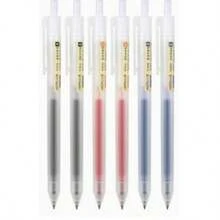 2/5/10pcs Neutral Pen Set, Christmas Minimalist Retractable Gel Pens, 0.5mm Business Office Steel Pens, Retractable Gel Pens Minimalist Matte Black Water Pens, Student Exam Office Signing Pens - A - View 4
