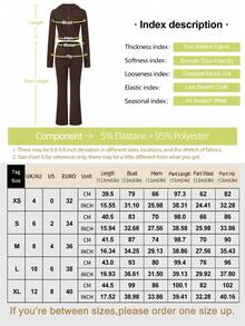 BADDIE REALM Women's 2pcs Set Front Zipper Elastic Daily Basic Zip-Up Hoodie And Flare Pants - Grey - View 8