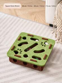 Cat Training Interactive Toy, Kitten Toy, Self-Entertainment Device, Cat Supplies, Cat Teaser, Cat Toy, Maze Box - Multicolor - View 3