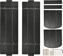Yorkmills Sconces Set Of 2, Large Rustic Candle Holder, Home Decor - Black Wall Art, Floating Candle Sconce Shelf For Living Room, Dining Room - ColorA - View 7