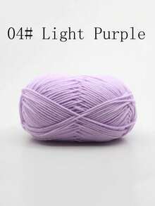 4-Ply Milk Cotton Yarn For Crocheted Blanket, Clothes, Handbag, Slippers, Various Color Combinations, 50g Per Piece, Autumn And Winter Crocheted Scarves, Hats, Sweaters, Etc. DIY Gifts, Suitable For Beginners - Multicolor - View 10