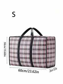 Extra Large Thick Moving Bag With Zipper, Portable And Foldable, Unisex, Large Capacity Seasonal Clothing Storage Bag, Suitable For Work, Home Moving, Christmas Tree Storage, Travel, Business Trips, Back To School, Vacation And Other Occasions, Essential Packing Accessory,Bedroom Room Decor,Back To School - Multicolor - View 13