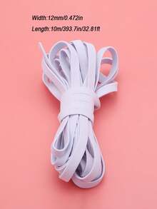 20mm Elastic Sewing Band, High Elasticity Rope, Stretchable Braided Cord, Suitable For Waistband, Cuff DIY Sewing Projects, Strong And Durable Elastic Band, Suitable For Pants, Skirts, Clothing Making And Mask Making - P-White - View 16