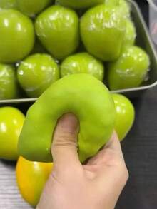 Mango Squeeze Toy Color-Changing Slow Rebound Stress Relief Toy Creative High-Tech Venting Ball Decompression Gadget - 彩色 - 查看 3
