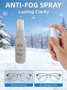 2,1pcs Anti-Fog Cleaning Spray, Can Clean Glasses, Rearview Mirrors, Windows, Car Windows, Etc., Solve The Trouble Caused By Fog - Liquid - View 6