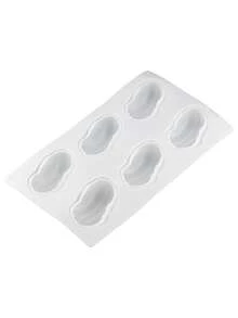1pc Pistachio Shaped Silicone Mold, Baking Mousse Cake Mold, Cake Decoration Baking Mold - White - View 8