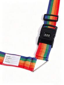 Adjustable Travel Luggage Strap,Useful Luggage Binding Strap To Prevent Explosion Bag,Travel Essentials,Cruise Essentials,Mini Essentials,Halloween - Multicolor - View 7