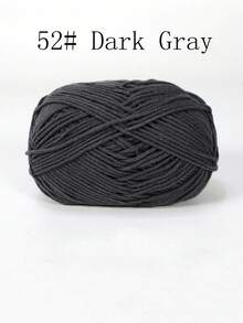 4-Ply Milk Cotton Yarn For Crocheted Blanket, Clothes, Handbag, Slippers, Various Color Combinations, 50g Per Piece, Autumn And Winter Crocheted Scarves, Hats, Sweaters, Etc. DIY Gifts, Suitable For Beginners - Multicolor - View 58