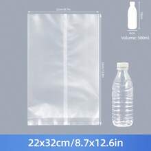 50pcs Transparent Reusable Heat Sealable Baking Bags, Small Individual Stand-Up Pouches, Suitable For Round And Rectangular Candies - View 21