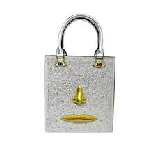 Dancing Engine Purses And Handbag Luxury Designer Rhinestone Shoulder Bags Woman's Bag Pu Leather Handbags For Women - Multicolor - View 15