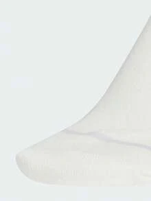 Adidas 女款 W 中筒襪，舒適柔軟中筒襪 (1雙) KR5151 - 白色/紫色 - 查看 6