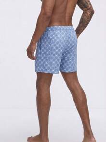 Set de 3 bóxers hombres tipo "boxer brief" con estampado a cuadros, sueltos, transpirables y suaves - Multicolor - Ver 3