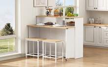 Mobile Storage Islands - White - View 6