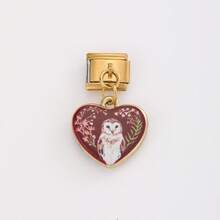 1/3/5pcs Italian Style Charm Modular Bracelet Animal Series, Jewelry DIY Free Matching Pendant Bracelet Making Holiday Gift Versatile Daily - Multicolor - View 24