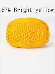 4-Ply Milk Cotton Yarn For Crocheted Blanket, Clothes, Handbag, Slippers, Various Color Combinations, 50g Per Piece, Autumn And Winter Crocheted Scarves, Hats, Sweaters, Etc. DIY Gifts, Suitable For Beginners - Multicolor - View 18