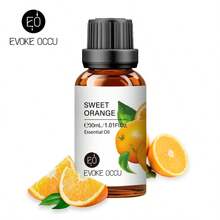 EVOKE OCCU Sweet Orange Essential Oil, Uplifting Bright Citrus Scent, For Cleaning & Air Purify, 10mL/30mL/100mL Orange Oil For Stress Relief Diffuser Bath Massage DIY Candle Soap Making - Sweet Orange - View 9