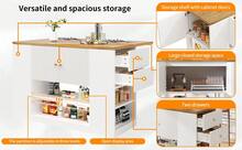 Mobile Storage Islands - White - View 2