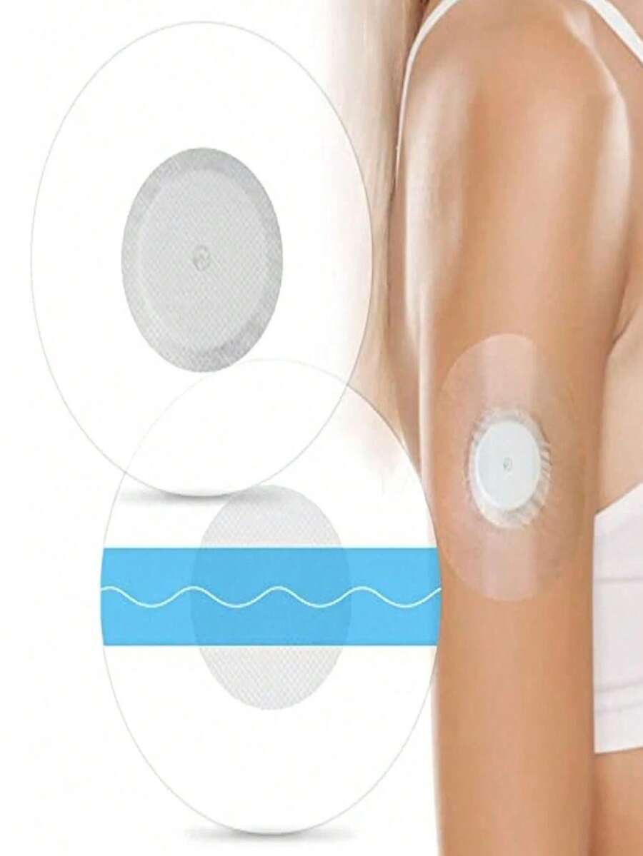 20/50 Waterproof & Sweat-Proof Adhesive Patches, Non-Slip Sticky, Suitable For Sports, Fitness, Blood Glucose Monitoring, Muscle Training, Invisible & Painless, Sports Sensor Patches, Breathable Water-Resistant Adhesive Sheets, Suitable For Climbing, Running & Other Sports, Sweat-Resistant, Can Install And Protect , Suitable For Gym Use