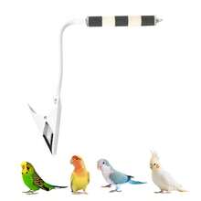 ITANDME Adjustable Bird Perch With Clips, Portable Parrot Perch, Suitable For Multiple Settings; Portable Bird Perch With Bendable Design For Training Cockatiels, Conures, And Lovebirds - View 10