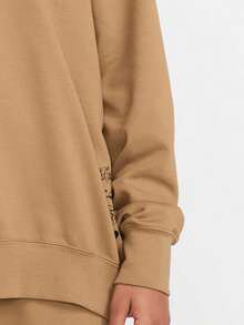 Nike/Nike Authentic Fashion Women's Street Dance Print Crew Neck Minimalist Casual Sweatshirt FZ0257-224 - FZ0257-224 - View 2