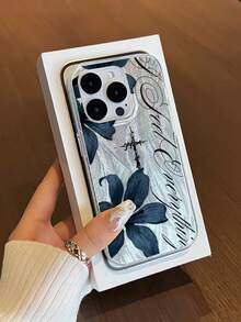 1pc Personalized Dark Cross Lily Collage Aesthetic Pattern Feather Tulle Laser Waterproof Anti-Fingerprint Anti-Scratch Transparent IMD Soft Glossy Smooth Phone Case Compatible With IPhone 16 Pro Max/16/16 Pro/16 Plus/15/15 Pro Max/15 Pro/11/12/13/14 Pro Max/11 Pro Max/12 Pro/12 Pro Max/13 Pro/13 Pro Max/14 Pro/14 Pro Max Premium Creative - Multicolor - View 4