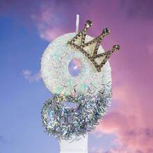 New Creative Silver Crown Digital Candles 1-9, Birthday Theme Party Cake Digital Decorative Candles, Exquisite Anniversary Cake Hat Decoration Sweet Adult Ceremony Cake Decoration. - Crown - View 17