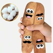 1pc Funny Squeaky Dachshund Plush Doll, Squeeze Sound Interactive Boredom Relief Doll, Suitable For Small And Medium Dogs Chewing And Playing, Pet Self-Entertainment Gift - Multicolor - View 4
