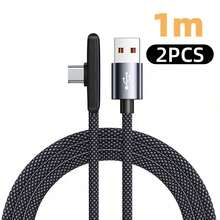 OIITH 66W USB-A 轉 Type-C 黑色充電線，3.3ft/4.9ft/6.6ft，Type-C 快充線，相容 iPhone 17/16/15/14、Pro 12.9/11、Air 4/5、Mini 6，相容 、G、Pixel 及其他 USB-C 設備 - 黑色 - 查看 18