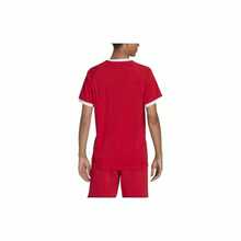 adidas originals ADICOLOR CLASSICS 3-STRIPES Logo印花條紋圓領短袖T卹 男款 - 紅色 - 查看 6