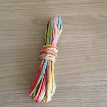 Pita Kertas Rafia Warna-warni 5,5 Yard/Paket untuk Pembungkus Kado, Cocok untuk Pembungkus Kado, Rangkaian Bunga, Buket Pernikahan, Dekorasi Pesta - Satu ukuran cocok untuk semua. - View 6