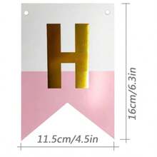 Pastel Happy Birthday Banner, Girls Toddler Birthday Party Decorations, Cute Groovy Birthday Decor Rainbow For Girls Women - Pink - View 6