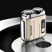 Mini Pocket Electric Shaver, Portable Dual-Head Razor With LED Display, USB Rechargeable, Multi-Color Compact Grooming Tool, Smooth & Painless Trimming For Men & Women, Perfect Travel-Friendly Essential For Home & On-The-Go.(300mAh) - Multiple Styles - View 9