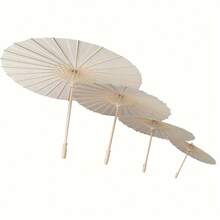 1. White Paper Umbrella DIY Wedding Decoration Painting And Photography Prop - Multicolor - View 9