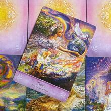 12x8.3cm Mysterious Wisdom Oracle Cards, 46 English Cards With Guidebook, Suitable For Christmas, New Year, Birthday Gifts, Family Gatherings, Party Divination Game Cards - Multicolor - View 1